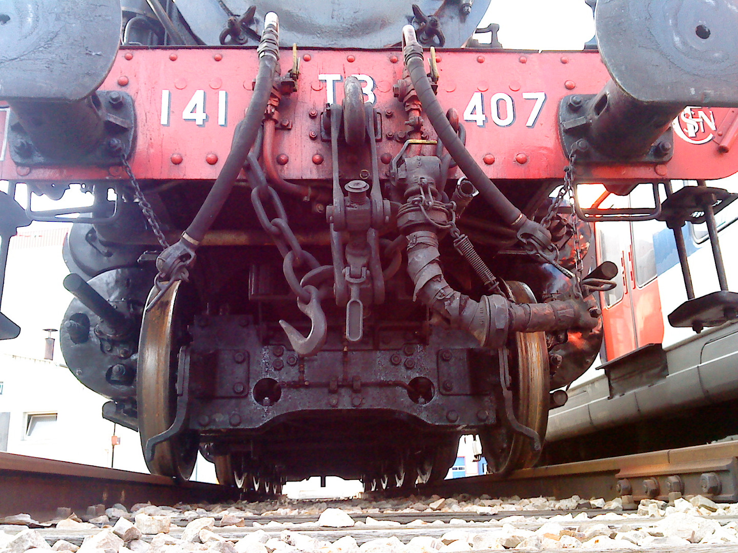 Détail mécanique ferroviaire